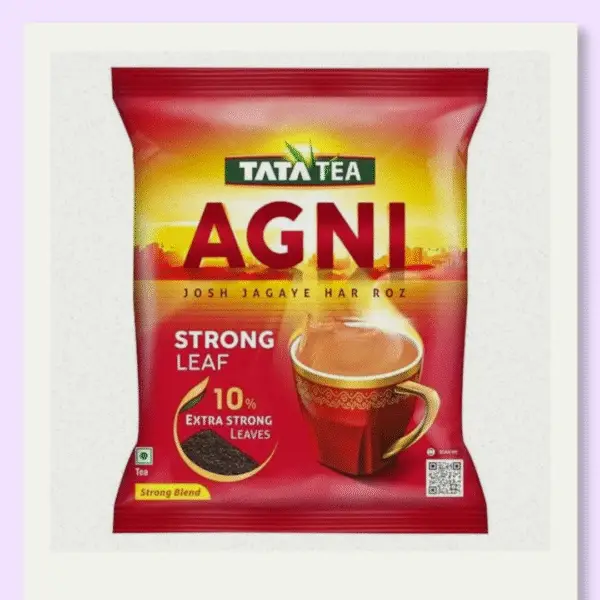 TATA TEA AGNI , Strong Chai With 10% Extra Strong Leaves, Black Tea,500 Gram