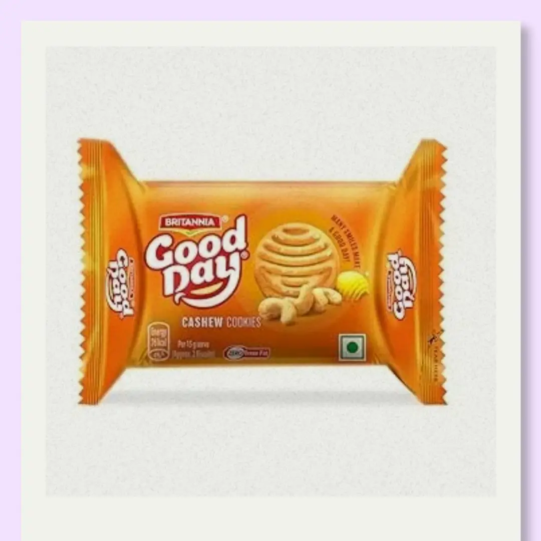 Britannia Good Day Cashew Cookies, 52.5g / 60g/53g +15g EXTRA =68g (Weight May Vary)